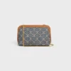 Clutch med kedja i Jacquard Triomphe All Over