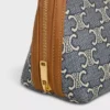 Clutch med kedja i Jacquard Triomphe All Over