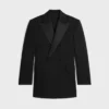 Colonne Tux-jacka i ull- och mohairgabardin Colonne Tux-jacka i ull- och mohairgabardin