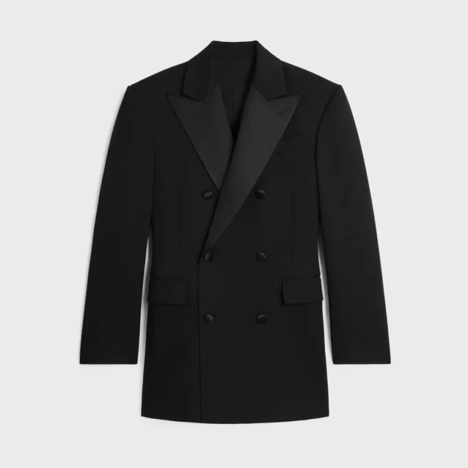 Colonne Tux-jacka i ull- och mohairgabardin Colonne Tux-jacka i ull- och mohairgabardin