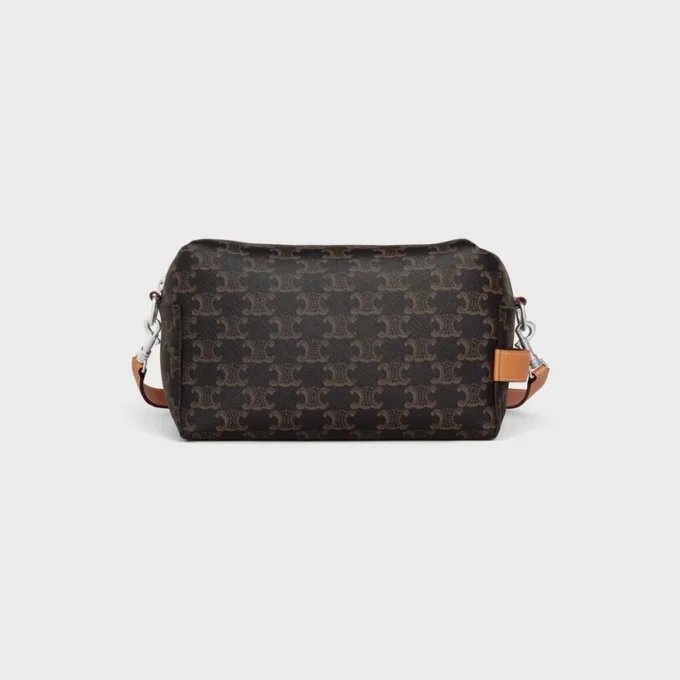 Crossbody-väska Take Away i Triomphe Canvas och kalvskinn Crossbody-väska Take Away i Triomphe Canvas och kalvskinn