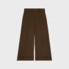Docks-byxor i stretchig ullgabardin