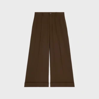 Docks-byxor i stretchig ullgabardin