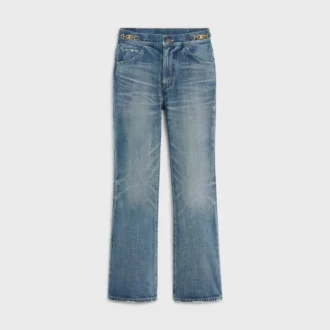 Dylan Flared Jeans med signatur i bomullsdenim
