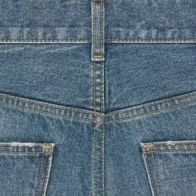Dylan Flared Jeans med signatur i bomullsdenim