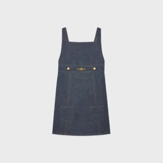 Empire-miniklänning i Raw Wash-denim