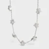 Etoile CELINE Multi Stars-halsband i vitt guld och diamanter Etoile CELINE Multi Stars-halsband i vitt guld och diamanter