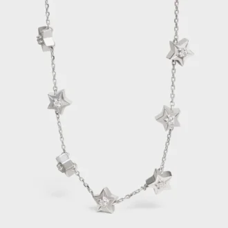 Etoile CELINE Multi Stars-halsband i vitt guld och diamanter