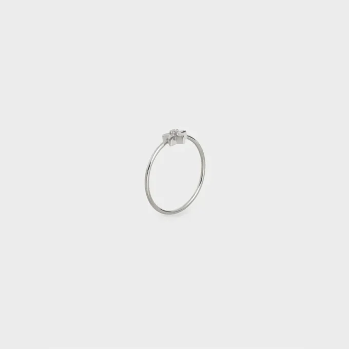 Etoile CELINE-ring i vitt guld och diamant