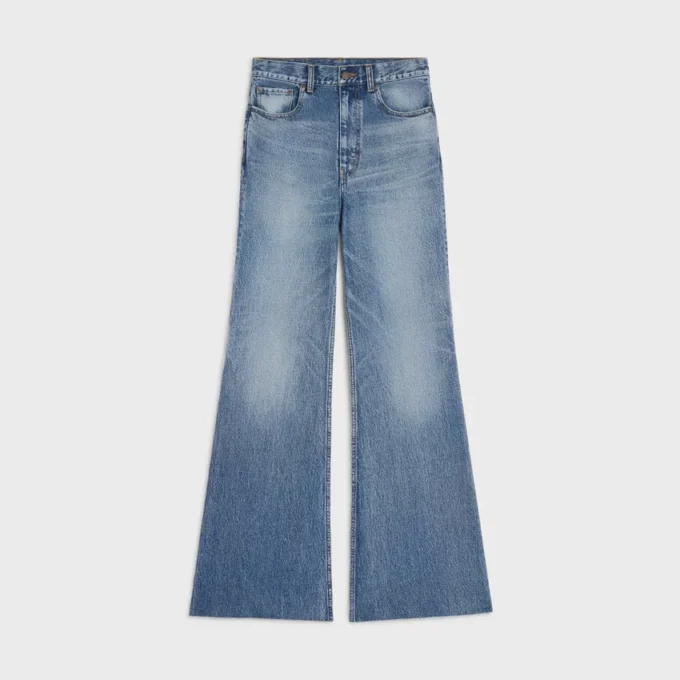Flare Jeans 001 i bomullsdenim