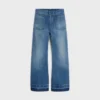 Flare Jeans 002 i lätt bomullsdenim