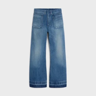 Flare Jeans 002 i lätt bomullsdenim