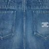 Flare Jeans 002 i lätt bomullsdenim