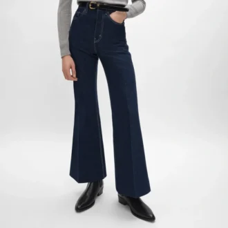 Flare Jeans 003 i lätt indigo-denim
