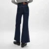 Flare Jeans 003 i lätt indigo-denim