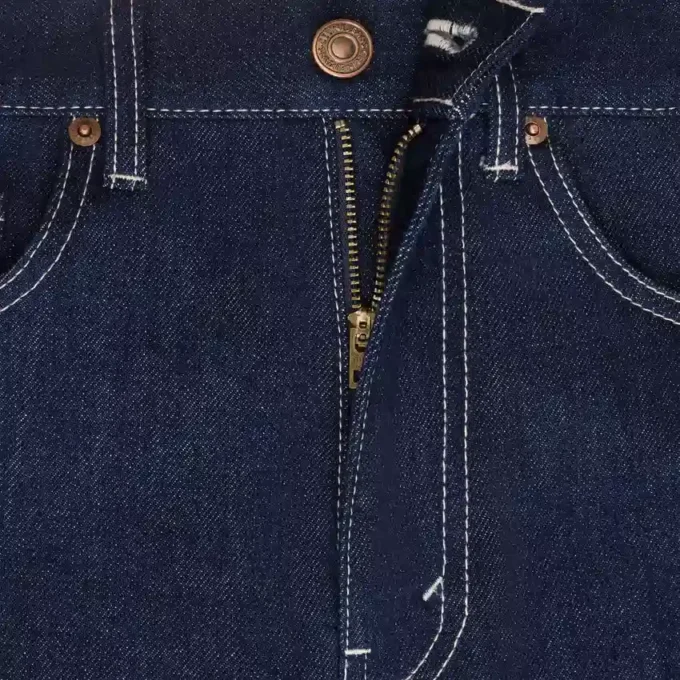 Flare Jeans 003 i lätt indigo-denim