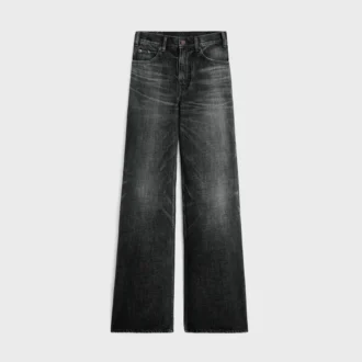 Flared Surf-jeans i Black Ice Rinse-denim