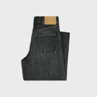 Flared Surf-jeans i Black Ice Rinse-denim