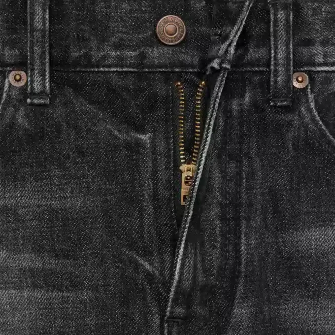 Flared Surf-jeans i Black Ice Rinse-denim Flared Surf-jeans i Black Ice Rinse-denim