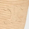 Flätad väska i raffia