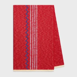 Fouta i broderad bomull