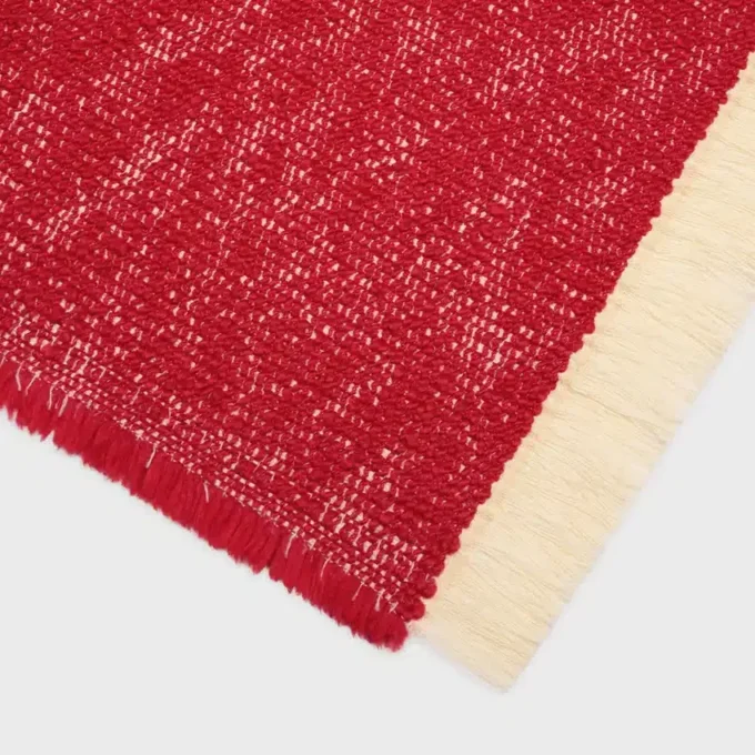 Fouta i broderad bomull