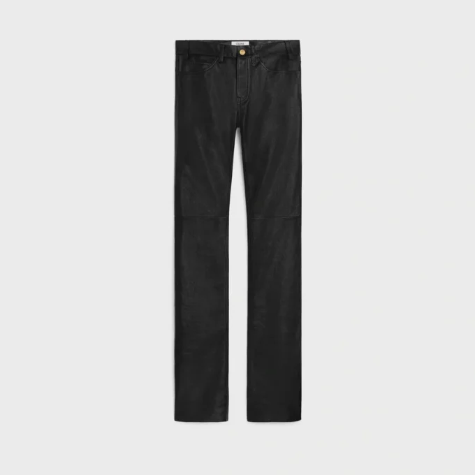 Francoise-jeans i mjukt lammskinn