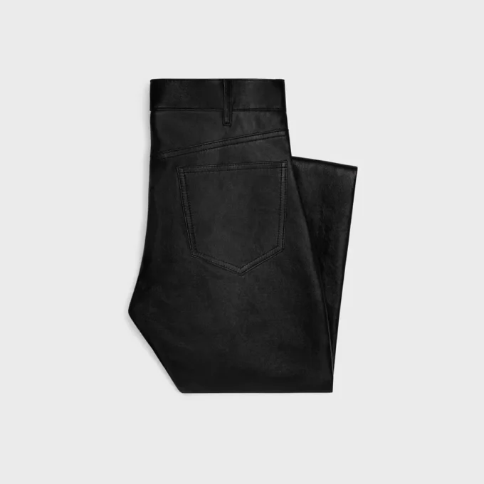 Francoise-jeans i mjukt lammskinn