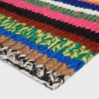 Halsduk i Mouline-alpaca och ull