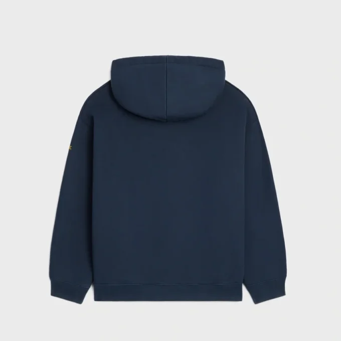 Huvtröja i bomullsfleece