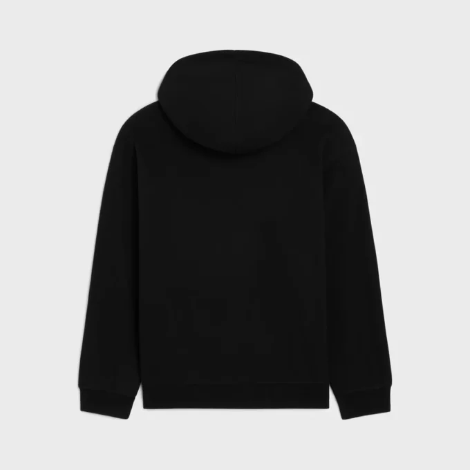 Huvtröja i bomullsfleece