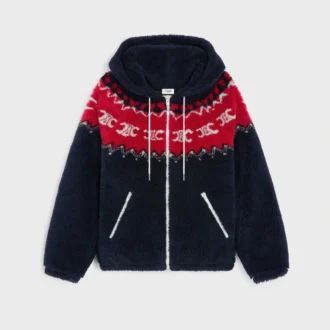 Huvtröja i Triomphe Fair Isle-fleece