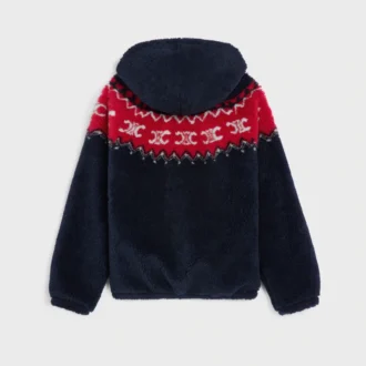 Huvtröja i Triomphe Fair Isle-fleece