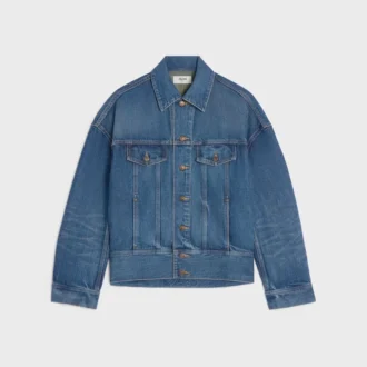 Jacka i styv denim