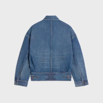 Jacka i styv denim
