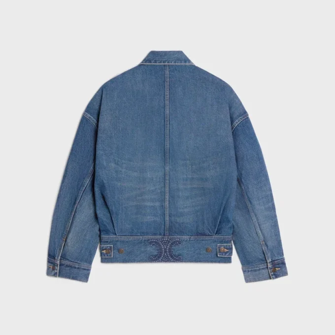 Jacka i styv denim