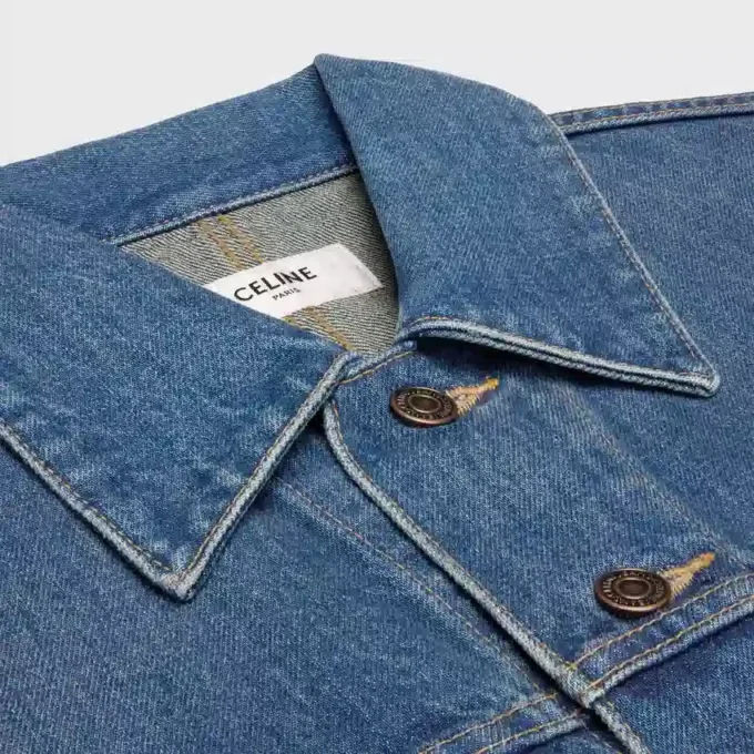 Jacka i styv denim