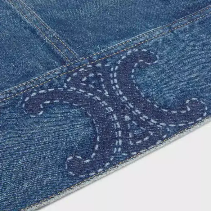 Jacka i styv denim