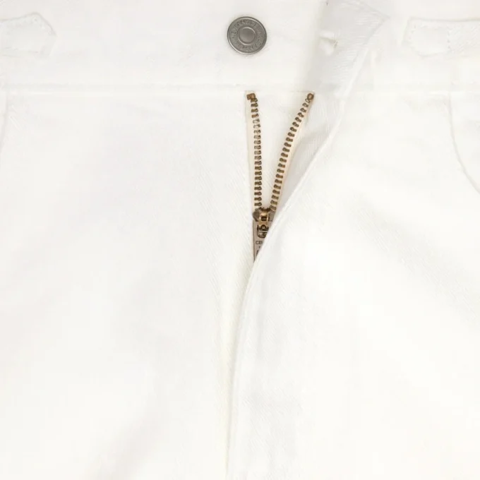 Jane Flared Jeans i Optic White Wash Denim