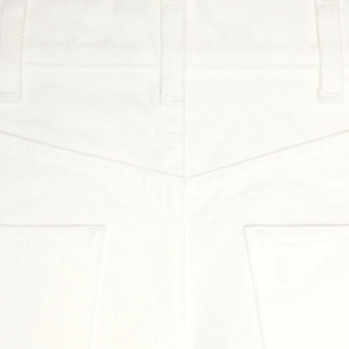Jane Flared Jeans i Optic White Wash Denim