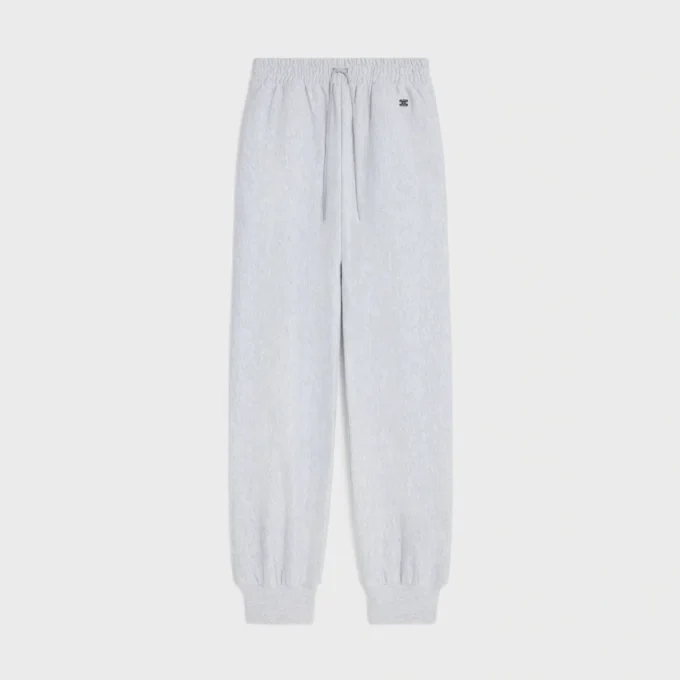 Joggingbyxor i bomullsfleece