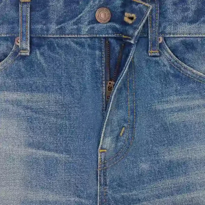 Jolene-jeans i bomullsdenim