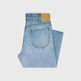 Jolene-jeans i Golden Blue Wash-denim