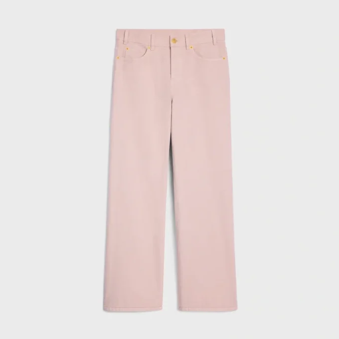 Jolene-jeans i Rosewater Stone Wash-denim