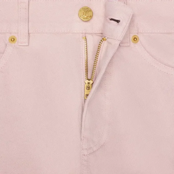 Jolene-jeans i Rosewater Stone Wash-denim