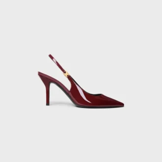 Judy – Triomphe-pumps i lackat kalvskinn