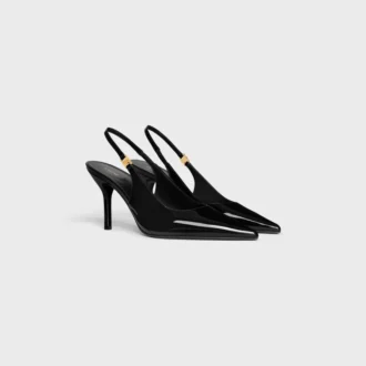 Judy – Triomphe-pumps i lackat kalvskinn