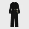 Jumpsuit i acetatsilke