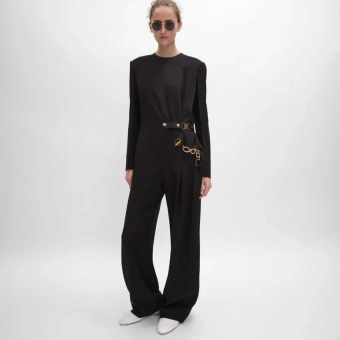 Jumpsuit i acetatsilke