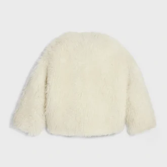 Kappa i fluffig ull